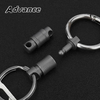 1pc Titanium Alloy Keychain Buckle Portable Pocket Tool Accessories Outdoor EDC 1