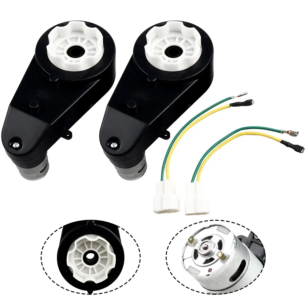 2PCS Electric Gearbox RS555 24V 40000RPM Replacement For Kids Car Toy Portable High Speed DC Motor For Remote Control Car