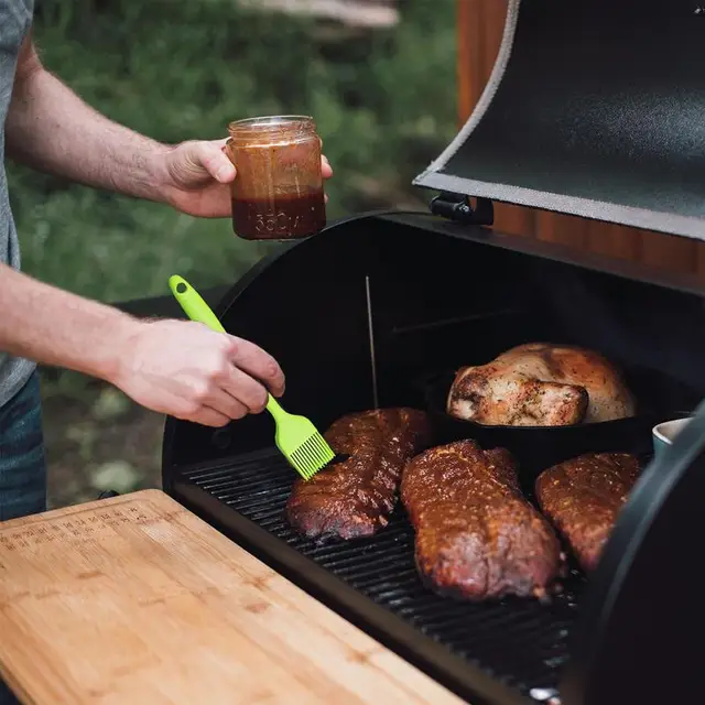 Szilikon Basting Tészta Kefe Magas Hőálló Kefék Sütéséhez A Grill Sütéshez - Image 2