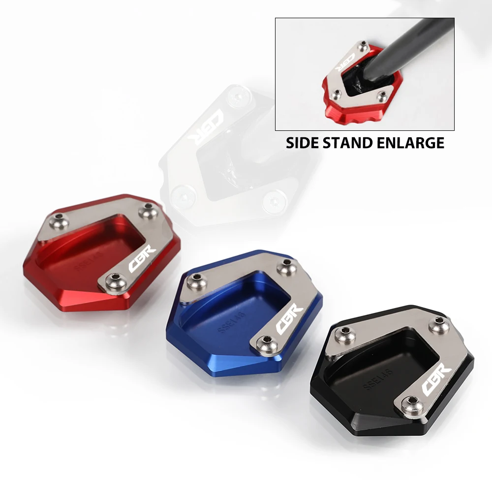 

Motorcycle Kickstand Side Stand Enlarge Support Plate Pad For Honda CBR500R CBR650R 2022 2023 CBR 500 650 R 2018 2019 2020 2021