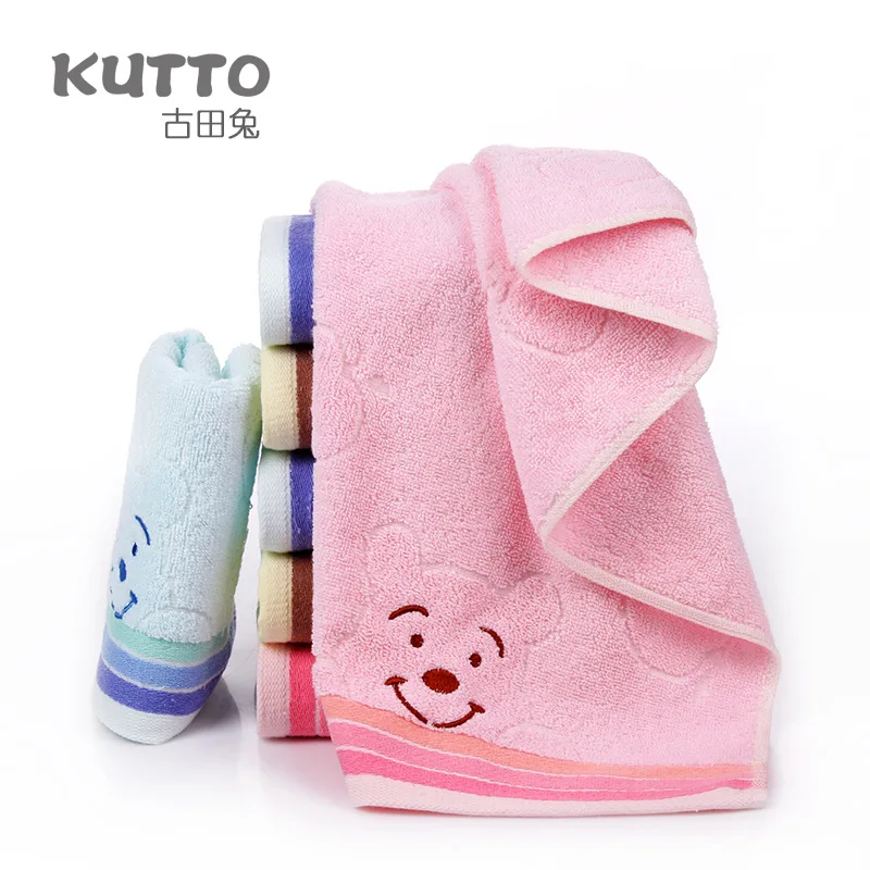 Attractive Children Face Towels Kids Cartoon Baby Towels 75x34cm