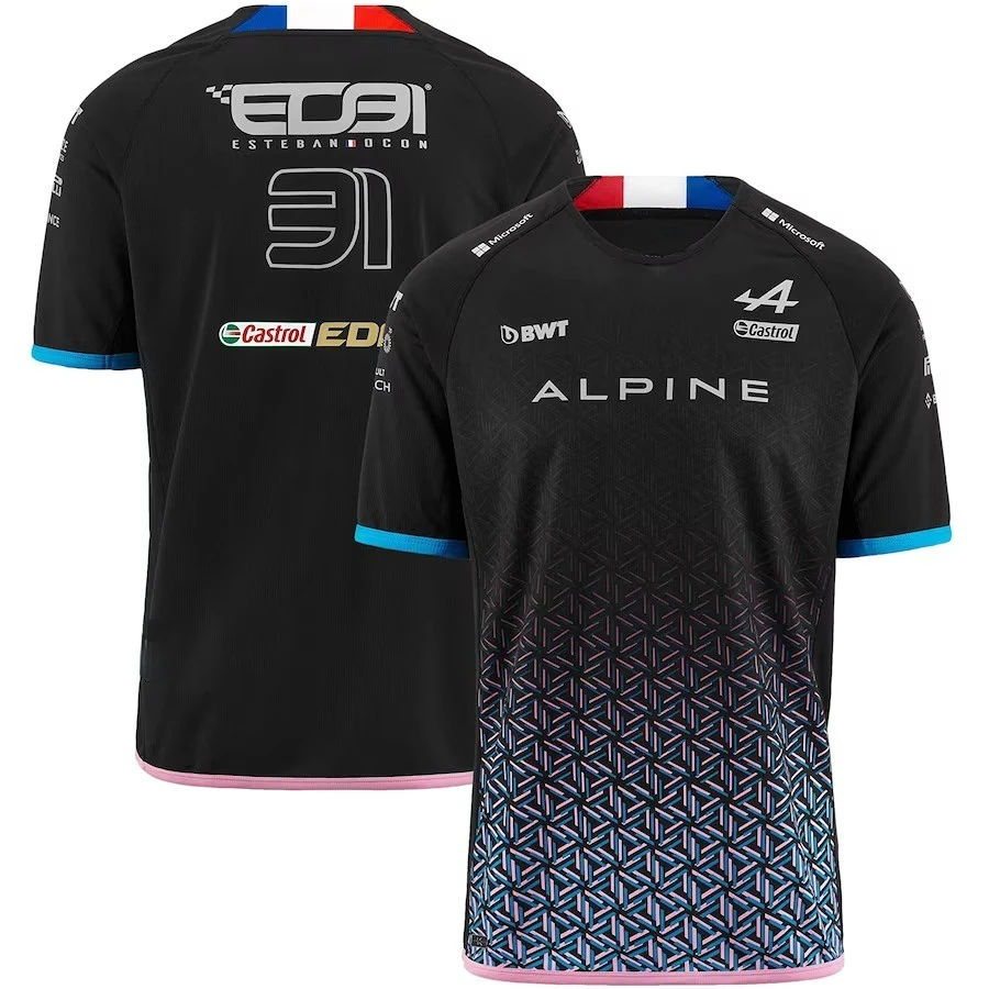 Pilotos Alpine Racing Team Jersey Esteban Ocon No. 31 e Pierre Gasly No