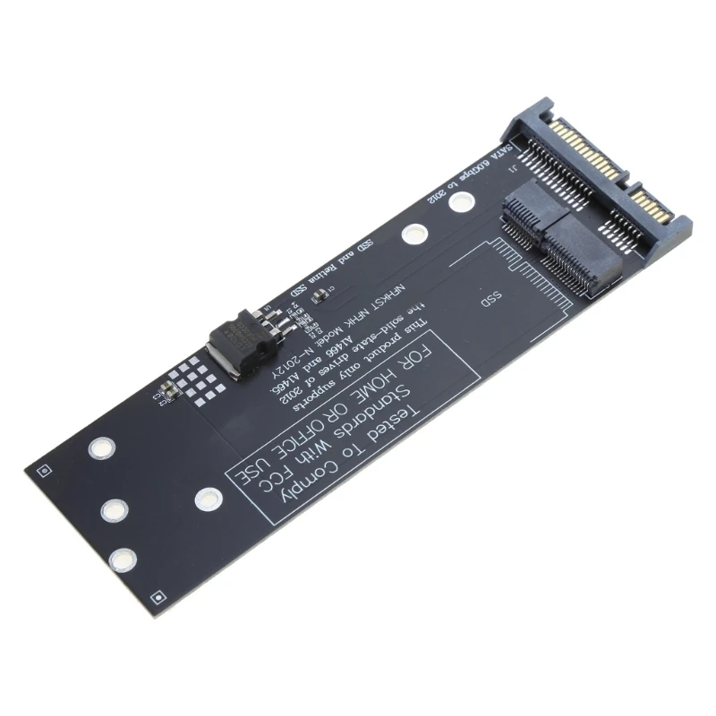 Boîtier Adaptateur SATA Vers Mac SSD 12+6 & 17+7 Broches - Pour MacBook Air/Pro Retina 2010-2013, SA-072-CC