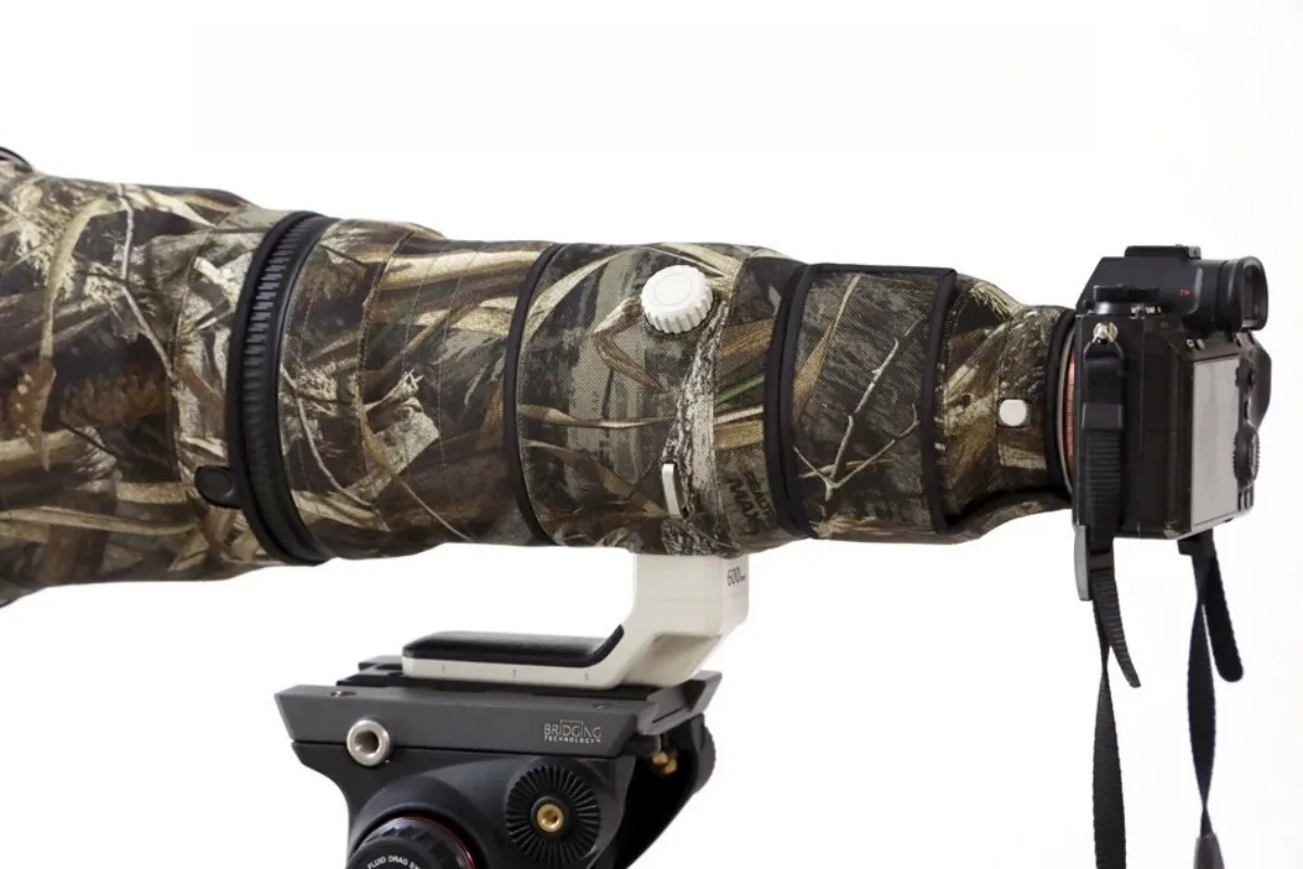 ROLANPRO SEL400F28GM 렌즈 위장 코트 레인 커버  FE 400mm F2.8 GM OSS 렌즈 케이스 나일론 방수 카메라 렌즈 슬리브