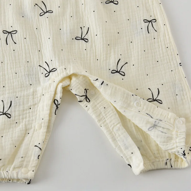 Frühling 1-2 Jahre Babykleidung Blumen-Spitzenkragen Neugeborenen-Strampler Baby Mädchen Kleidung Baumwolle Atmungsaktiv Bequemer Outdoor-Strampler – Detail 6