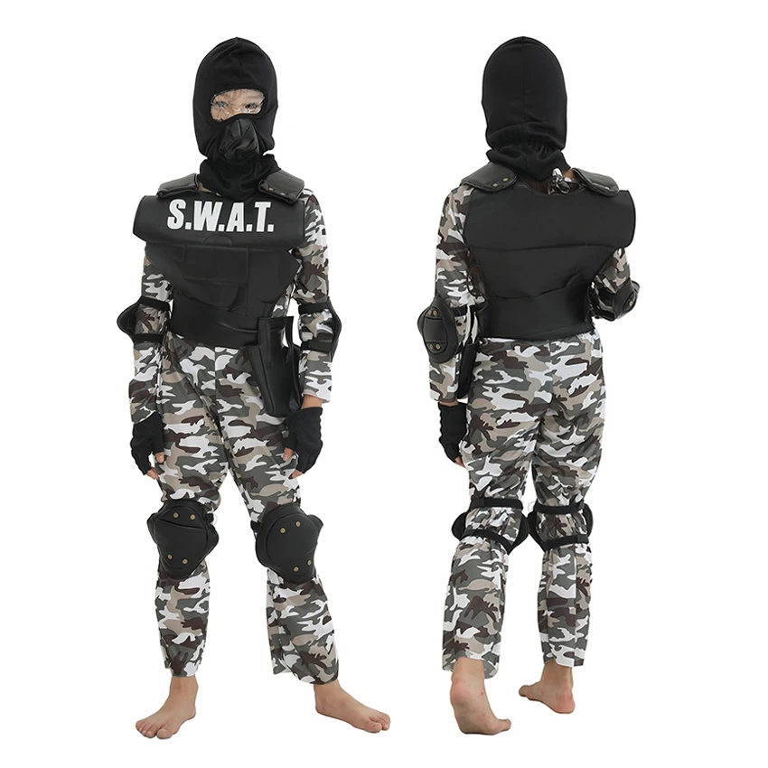 Morph Bank Robber Kostuum voor Mannen - Politie En Inbreker Set met Accessoires - Dief Outfit voor Volwassenen Groot