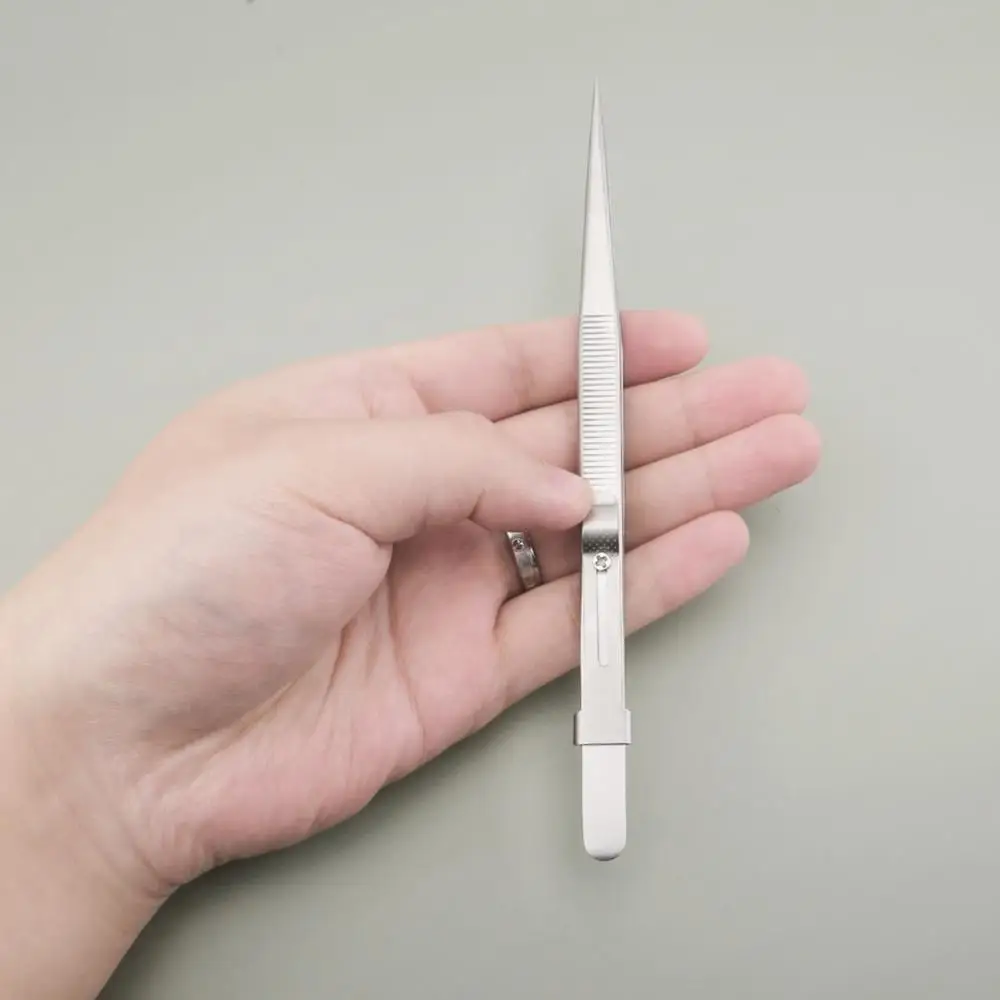 Premium Craft Tweezers with Flat Round Tip,Square Tip, Arc-bent Tweezers -  AliExpress