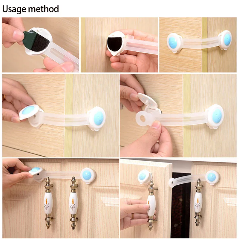 Edge Corner Guards Kids Adhesive Children Safety Silicone Protective Baby Safety Lock For Drawer Cupboard Door Fridge Lock