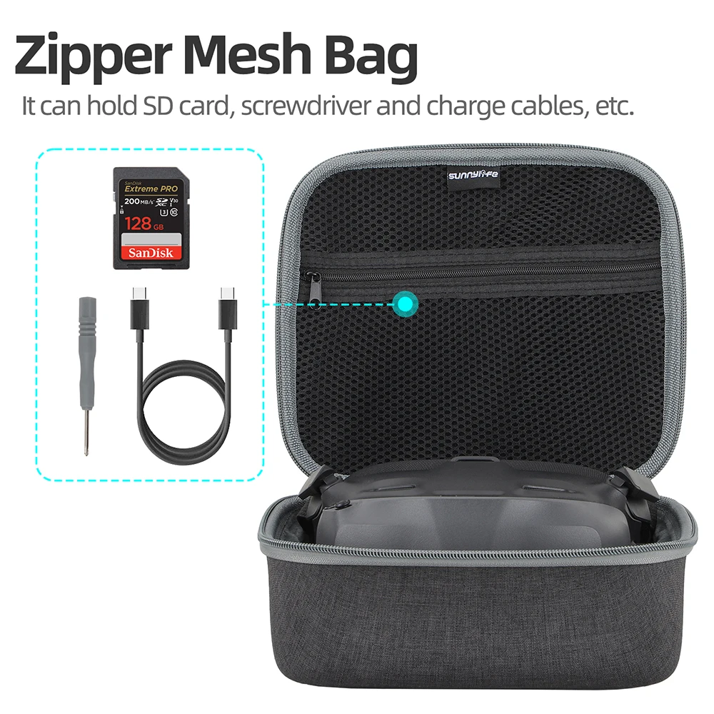 Carrying Case for DJI Goggles N3 Portable Hard Case Storage Bag DJI Goggles N3 Shockproof Waterproof Protector Accessories