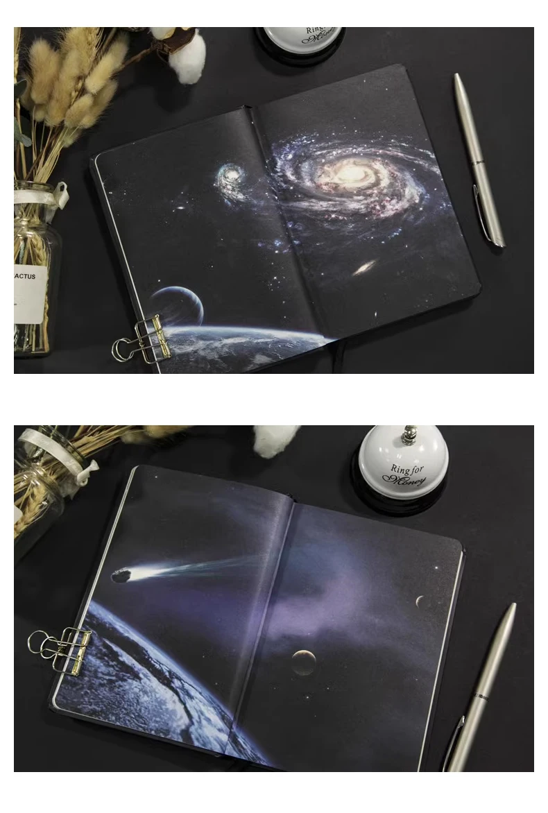 Kreative ar planet a5 Notizbücher, voll farbig illustrierter Notizblock, Hardcover-Cover,112 Blatt/Buch, g/m² Büro-Studien tagebuch CS-022 – Detail 3
