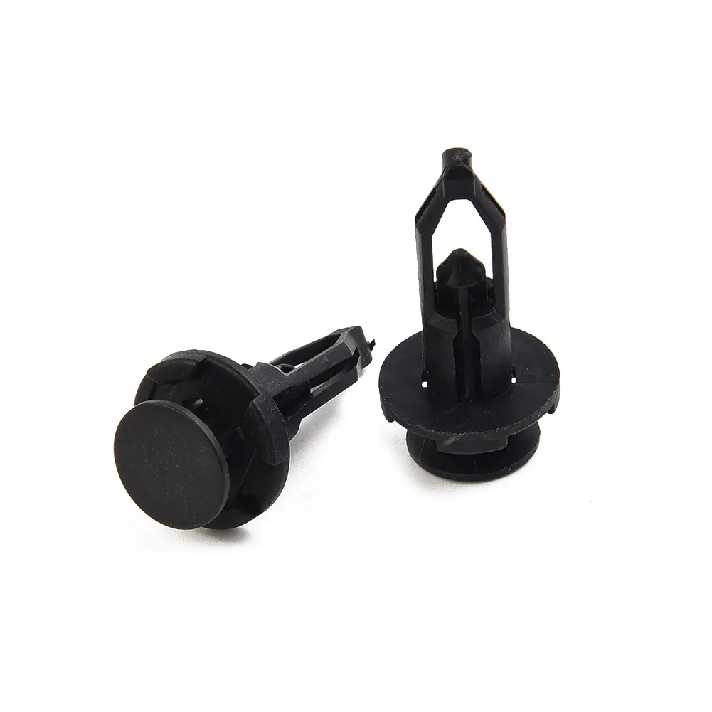 100 stücke 9mm Auto Stoßstange Hintere Abdeckung Push-typ Clamp Schwarz Kunststoff Feste Clip Befestigungen Für Toyota 52161-16010 – Detail 13