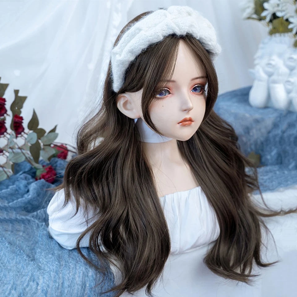 Synthetic Black Long Body Wavy Wig for Women Daily Use