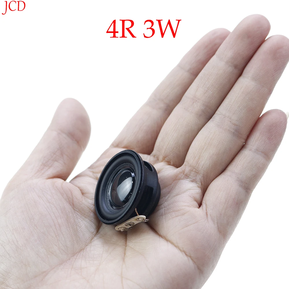 2-teiliger Lautsprecher 4R 3W 31mm 4 Ohm 3 Watt Mini-Verstärker Gummidichtung Lautsprecher Mini-Bodenlautsprecher