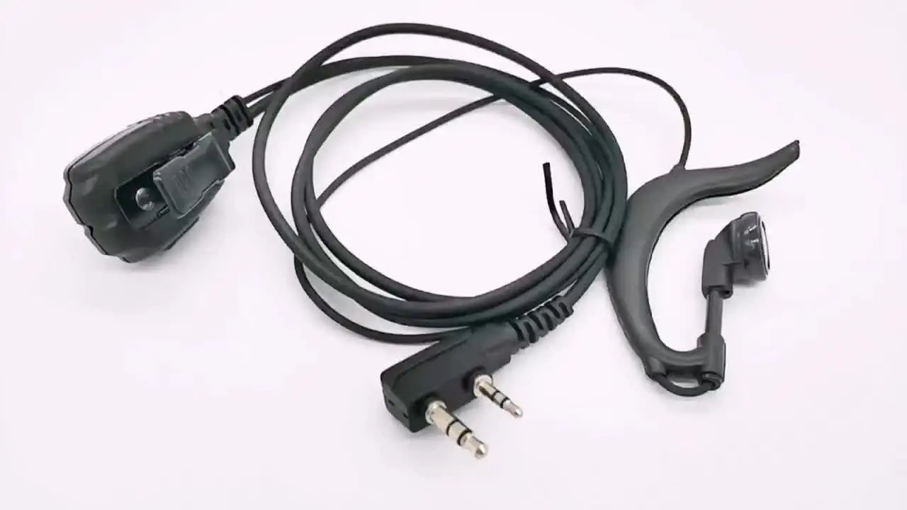 Большие наушники PTT Type G гарнитура Walkie Talkie микрофон наушников для Baofeng BF-T3 BF-888S BF-F8HP