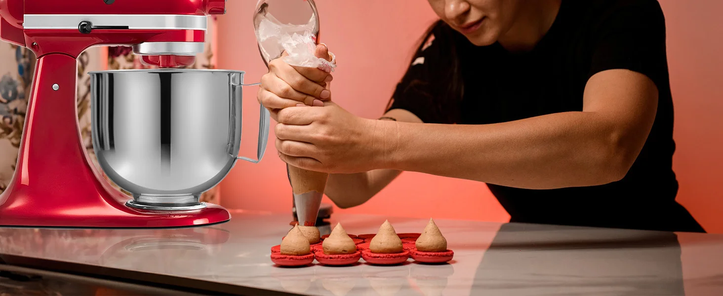 Description Picture 6 of itemStainless Steel Mixer bowl Fit for KitchenAid 6 QT Tilt-Head Mixer,  Mixing Bowl with Handle.