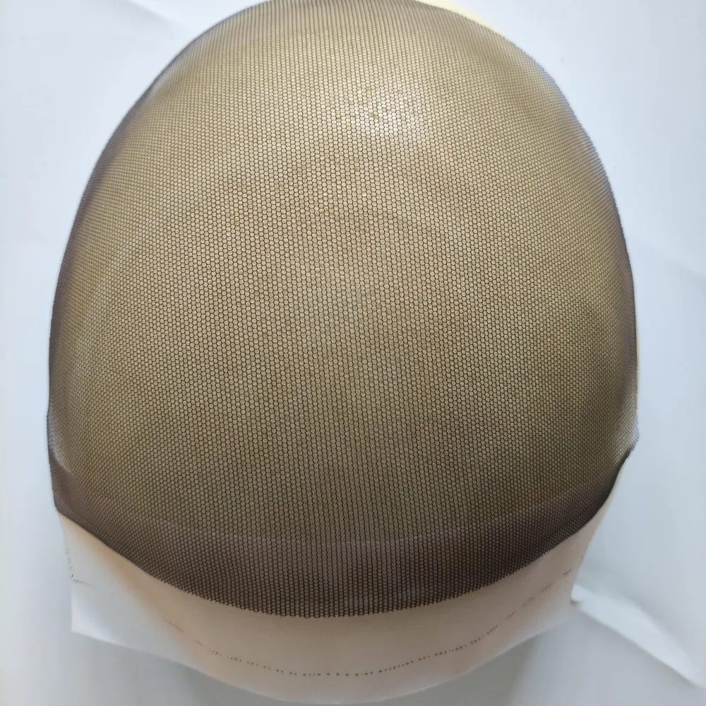 Edge Pre-glued Single Layer Lace Wig Cap Base for Making Breathable Hair Extension Hairpieces Toupee