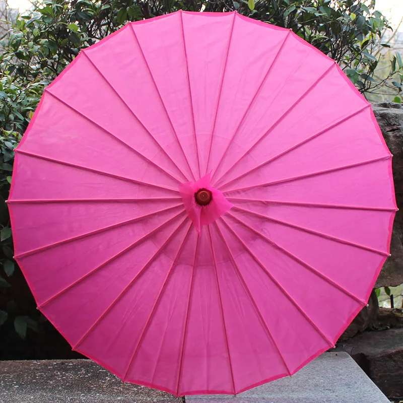 Folding Umbrella Sun Umbrella Lace Umbrella Chinese colored fabric umbrella white pink parasols China traditional dance color parasol Japanese silk props