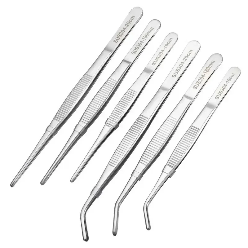 Stainless Multifuctional Steel Elbow Tweezers Aquarium Clip Long Tongs Medical Tweezers Forceps Pet Feeding Tools Non-slip precision tweezers tweezer tool esd anti static tweezers pimples blackhead tweezers blackhead clip tweezers soldering tweezers phone repair tweezers ceramic tweezers barbecue tweezers