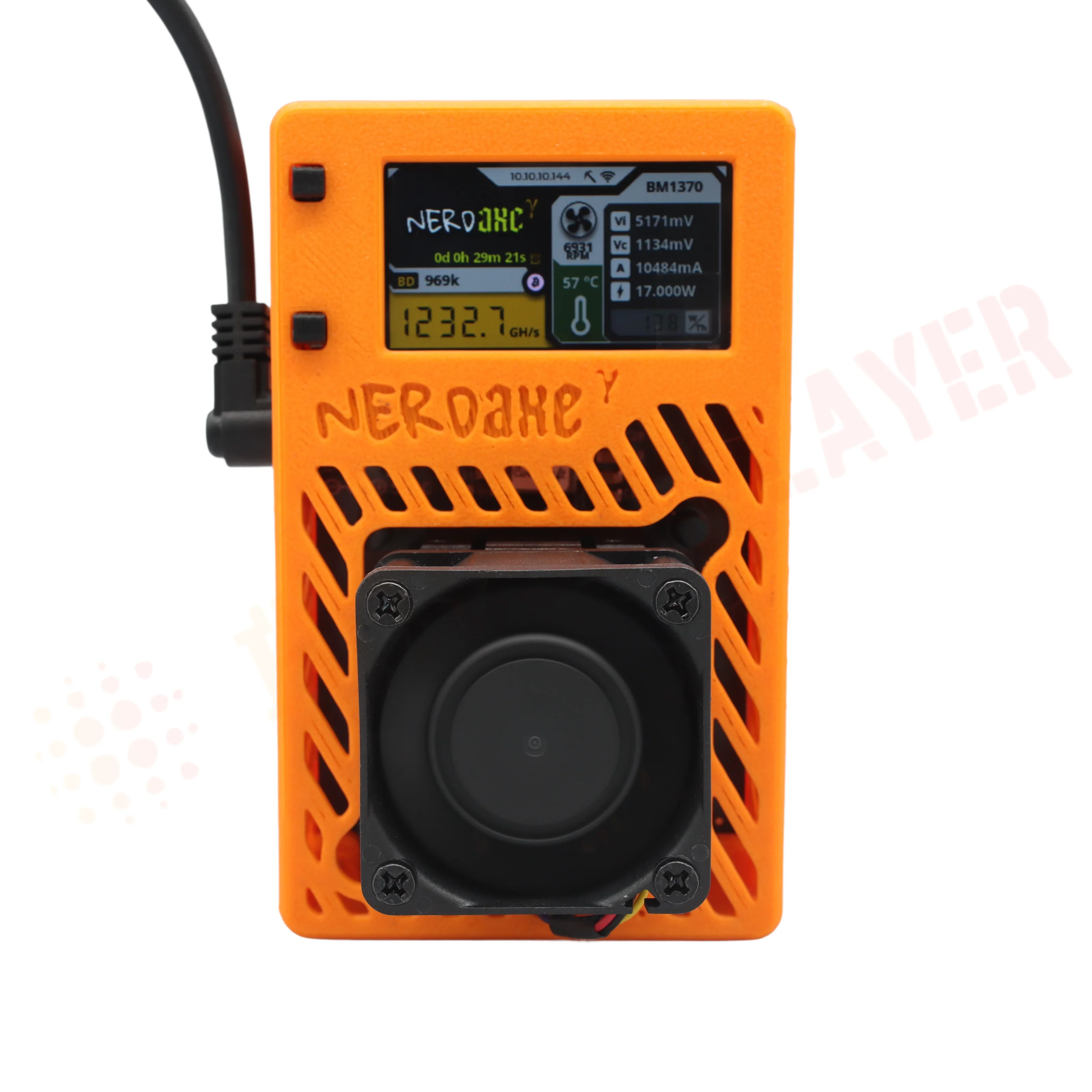 Nerdaxe Gamma 601 1.2Th/s 18W Brand New Bitcoin Miner Crypto Mining  Hardware for Bitcoin BCH with 5V 6A power supply - AliExpress