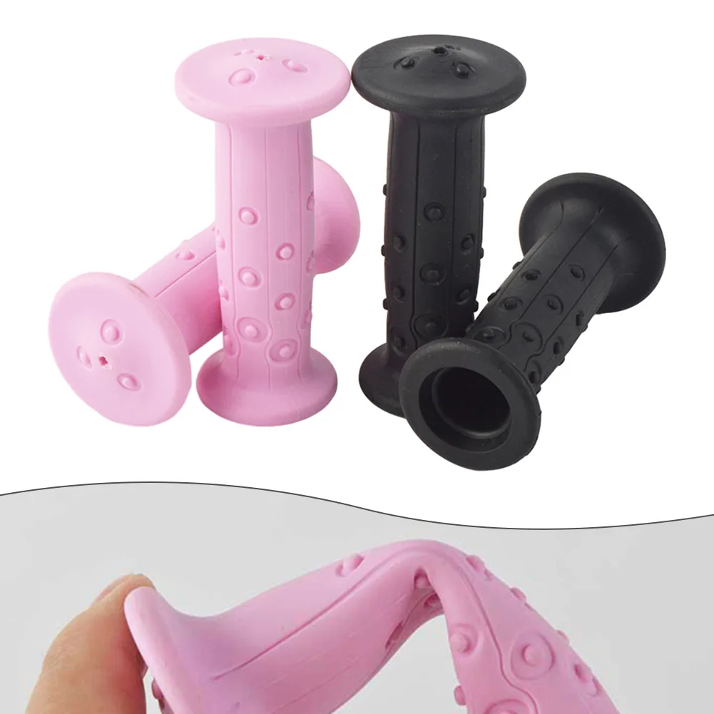 

1pair Bicycle Handle Bar Grips Rubber Bicycle Handle Bar Grips 18mm For BTWIN Kids Bike 14i-16nch 9.2x2.5cm Bicycle Accessories