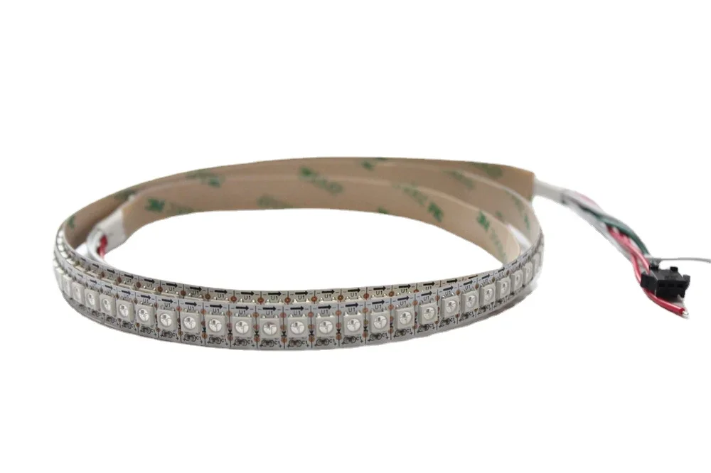 

1m 2m 3m 4m 5m 144 Pixels/M WS2812B Chip White/Black PCB WS2811 IC Digital RGB LED Strip Light DC5V IP20 IP30 non waterproof