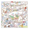 10/30/50PCS Funny Cinnamoroll Stickers Cartoon Cute Kids Toy Decals PVC DIY Luggage Stationary Wall Car Travel Sticker Wholesale 2