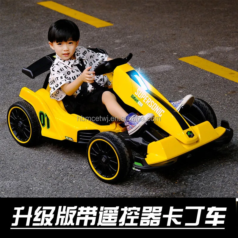 Carro elétrico das crianças vai Kart com jogo, brinquedo ao ar livre,  passeio no carro para 3-8 anos de idade bebê, carrinho de criança,  veículos, novo - AliExpress