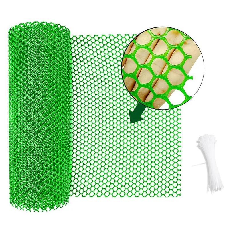 

Plastic Chicken Wire Fence Mesh,Fencing Wire For Gardening, Poultry Fencing, Chicken Wire Frame For Floral Netting