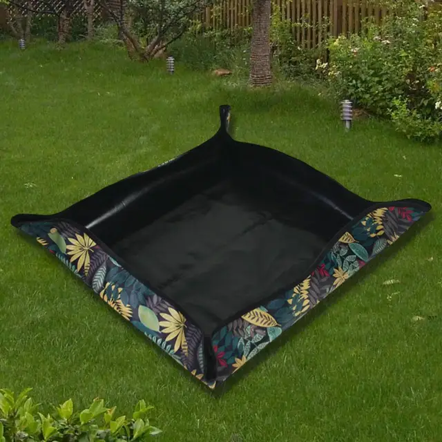 Oxford Ruhával Ültetési Szőnyeg Vízálló Foltokkal Szembeni Átültetése Összecsukható Cserepes Növények Ismétlődő Farmra - Image 2