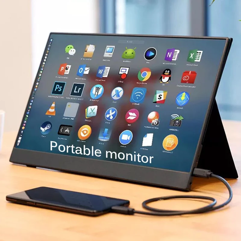 ODM OEM 13.3 15.6 17.3 18.5 인치 게이밍 터치스크린 컴퓨터 폰 디스플레이 FHD UHD 1080P 4K IPS 노트북 PC LCD 휴대용 모니터
