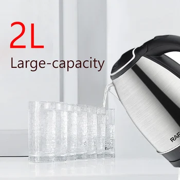 2L Electric Kettle Stainless Steel Kitchen Appliances Smart Kettle 1500W 2
