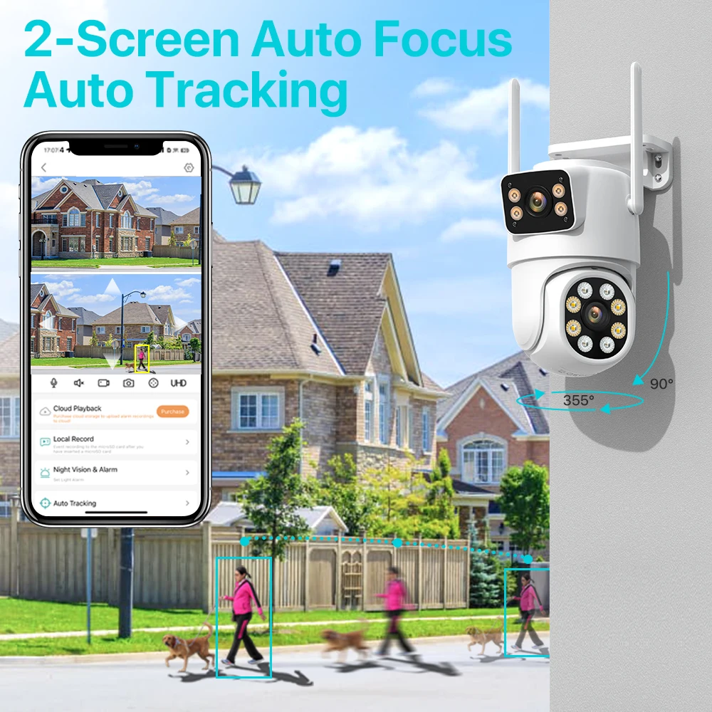  PTZ ī޶,  ,  ũ, 4MP HD, ߿  IP ī޶, AI ΰ , P2P  , iCSee, 8MP, 4K