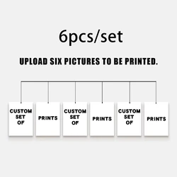 Custom Canvas Prints for Personalized Home Decor and Gifts (6pcs - only canvas)
