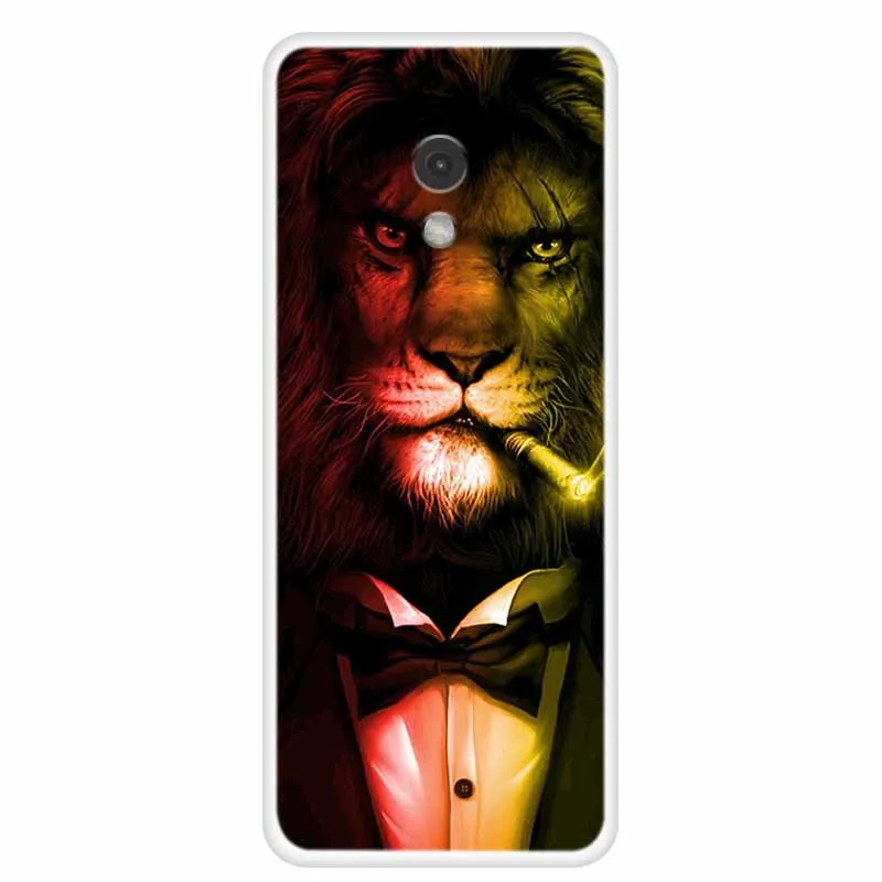 Wolf and Lion Clear TPU Silicone Soft Phone Case - Cute Back Cover