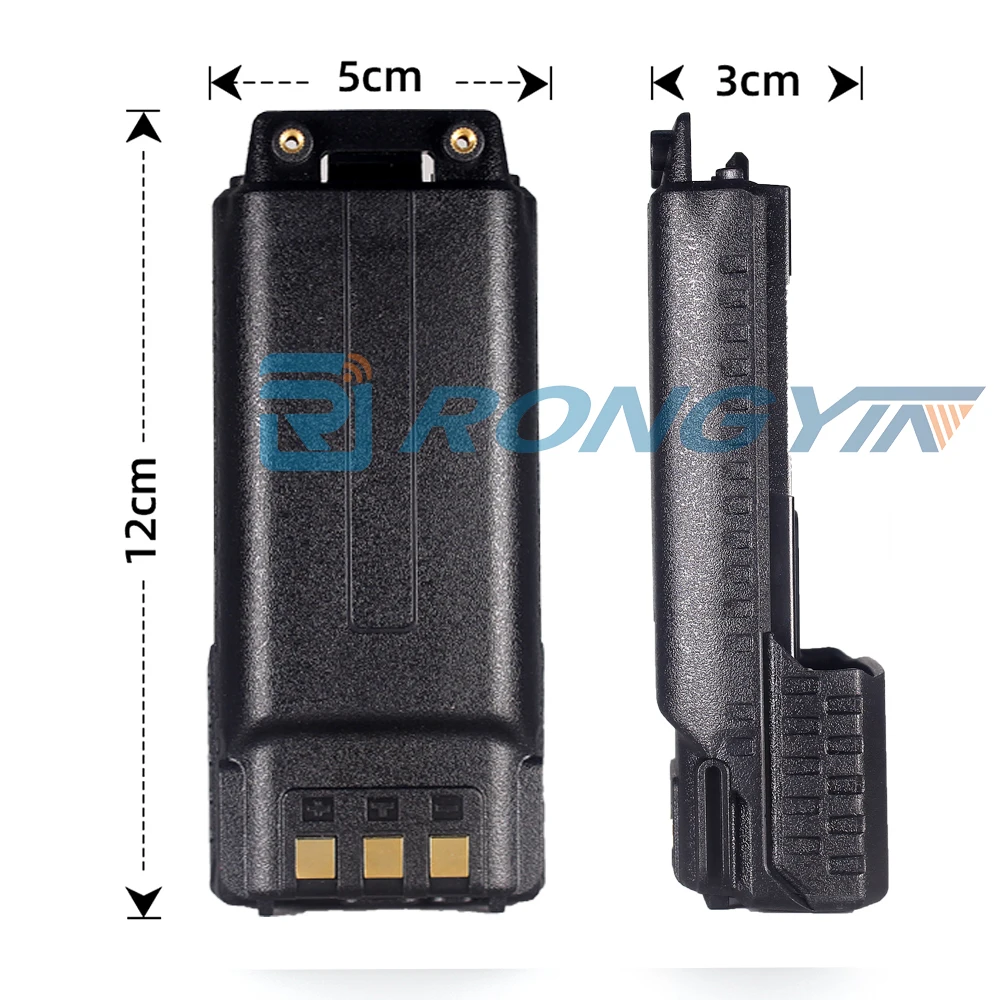 Boafeng UV-5R Battery 3800 mAh USB C Charger Enlarged for Walkie Talkie BF-F8HP UV5R UV-5RE BF-F9 5RB 5RL GT-5R Radios Extended 4