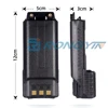 Boafeng UV-5R Battery 3800 mAh USB C Charger Enlarged for Walkie Talkie BF-F8HP UV5R UV-5RE BF-F9 5RB 5RL GT-5R Radios Extended 4