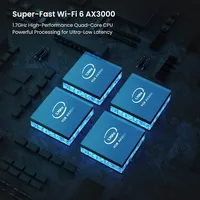 AX3000 Mesh WiFi 6 System Nova MX12-7000 sq.ft WiFi Coverage - Whole Home WiFi Mesh System - 1.7 2