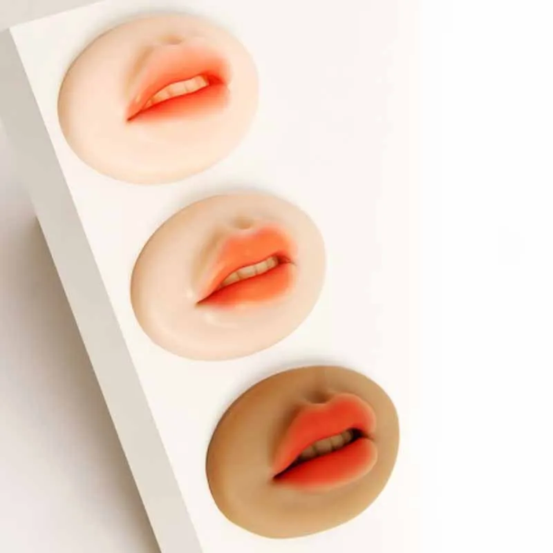 Newest 5d Soft Simulation Silicone Fake Mouth Lip For Makeup Tattoo