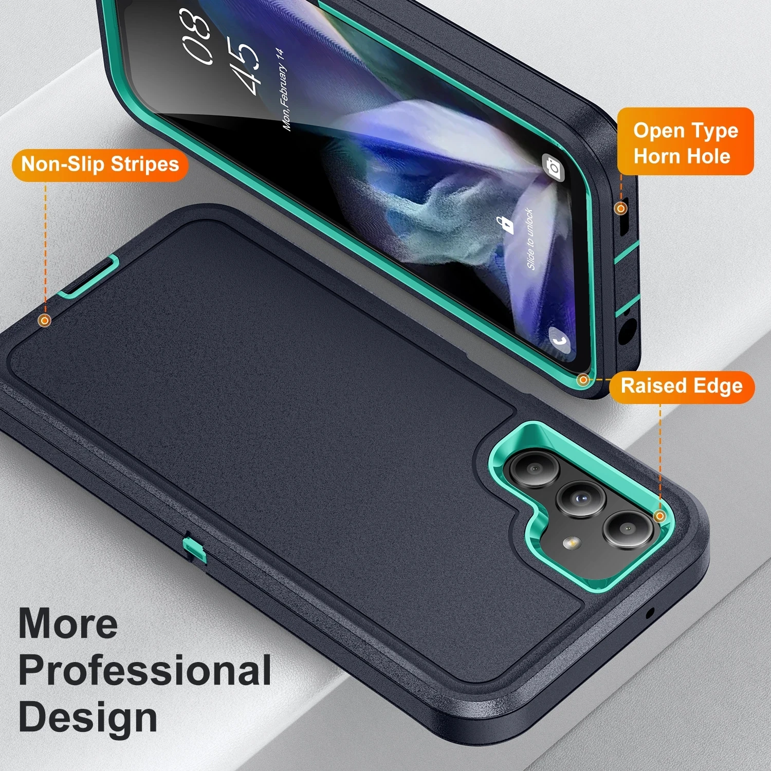 Heavy Duty Shockproof Armor Phone Case - Durable Protective Cover