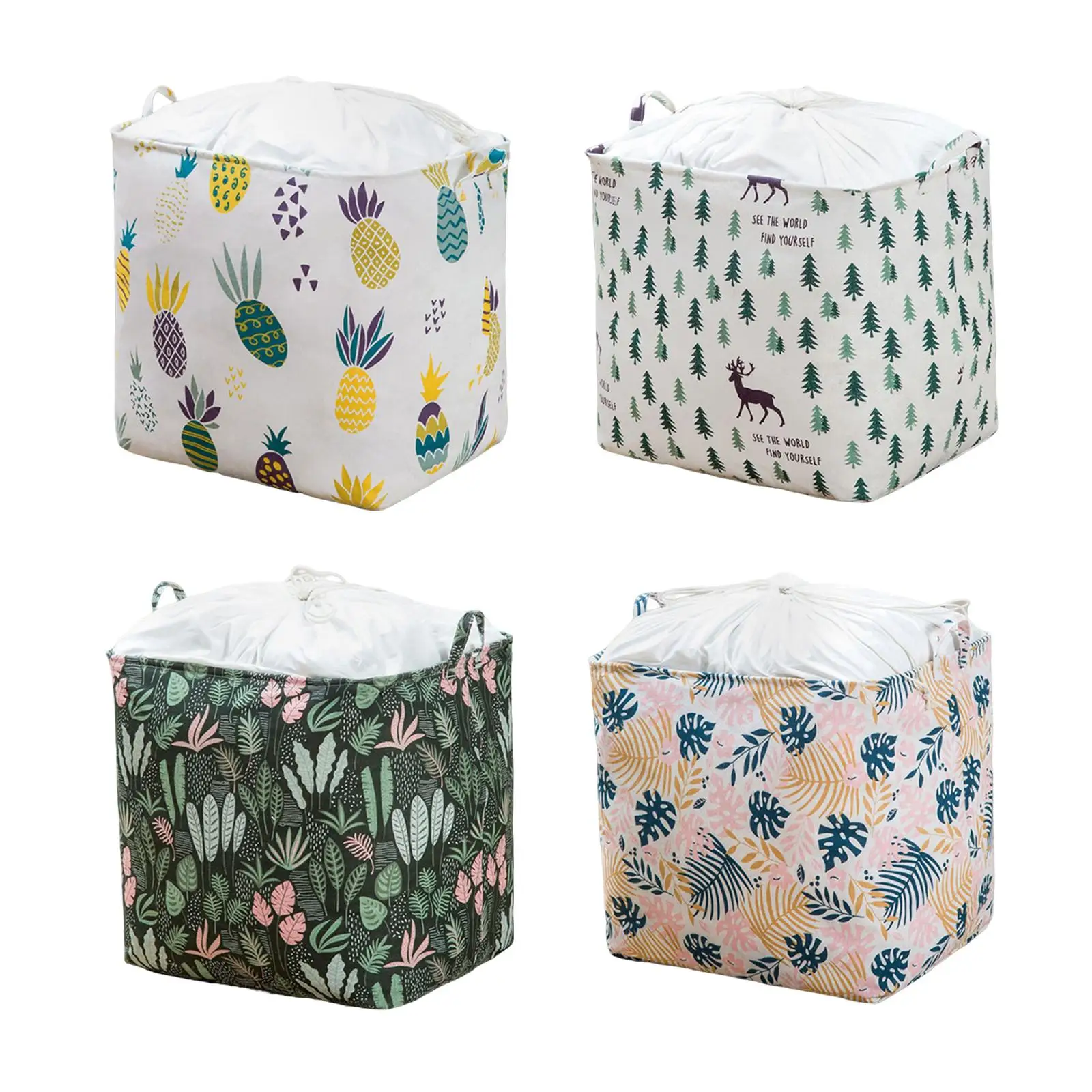 Portable Laundry Basket 100L Large Capacity Storage Baskets, for Toys Bathroom Kids Bedroom 1