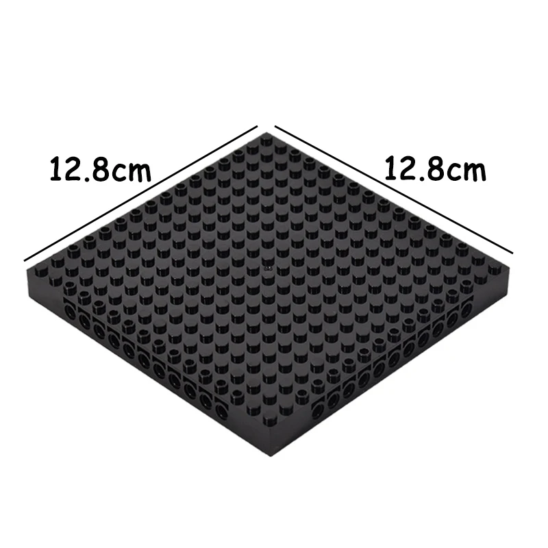 Moc Building Blocks Piastra Di Base Liberamente Combinata 16X16 Base In Mattoni Con Fori Assemblaggio Tecnico Battiscopa Pixel Artboard 65803 Giocatto