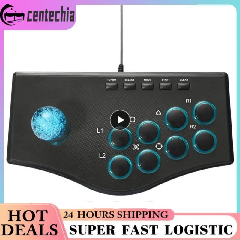 Arcade Fight Stick Street Fighting Joystick Controller Gamepad Per Ps3 / Pc / Android, Usb Pc Street Fighter Arcade Game