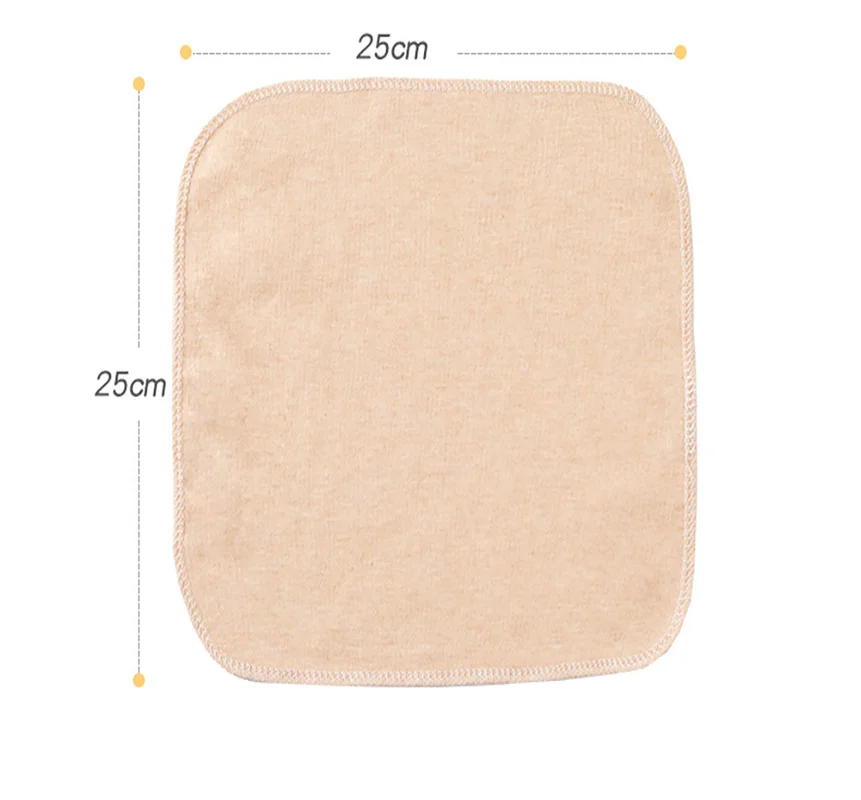1 set 5 baby unprinted organic colorful cotton small square towel baby face wipe nose wipe handkerchief cotton drool tow Cotton Towel Baby Towel Square Towel