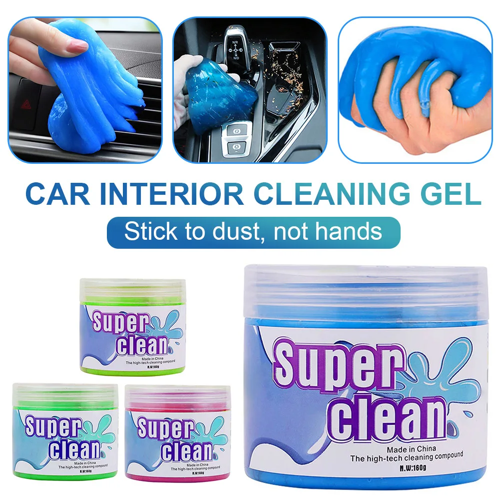 

60ML Car Wash Interior Cleaning Gel Slime For Cleaning Machine Auto Vent Magic Dust Remover Glue Computer Keyboard Dirt Cleaner