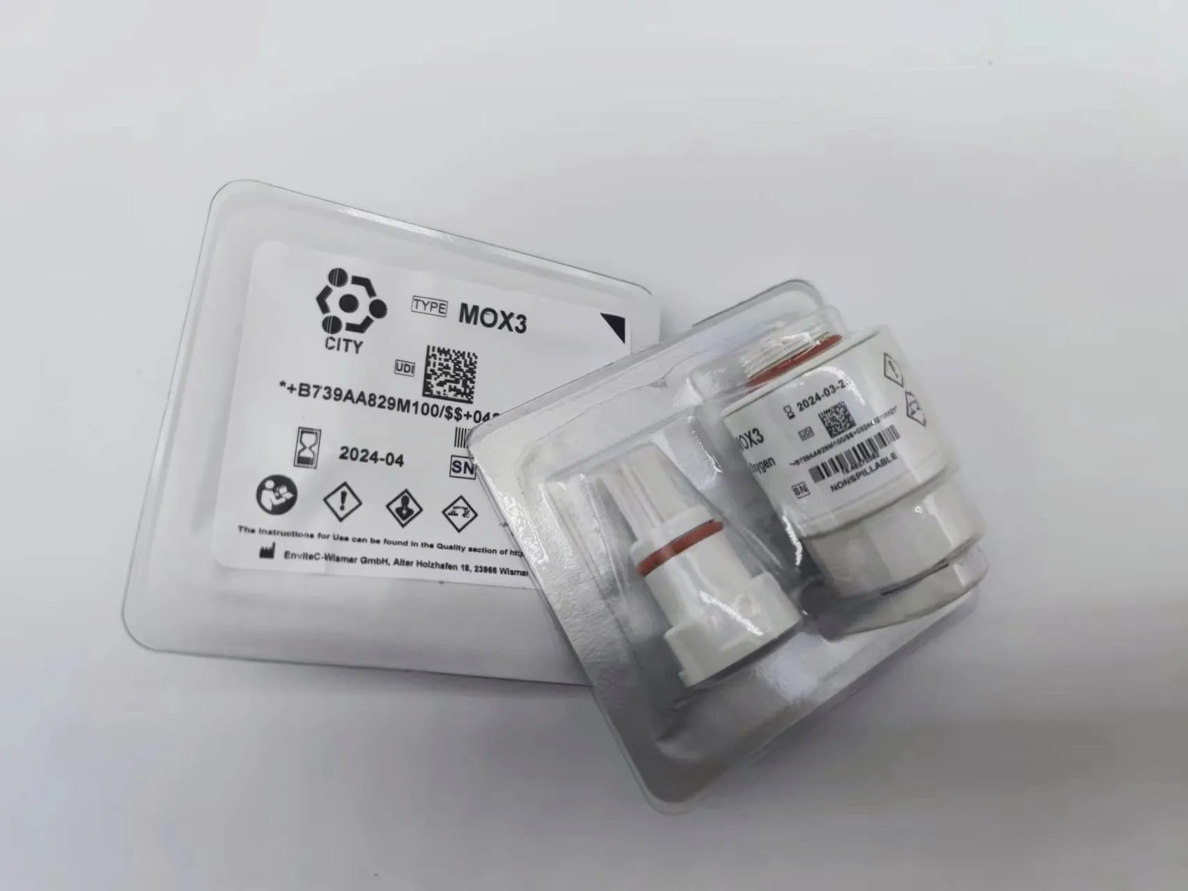 MOX-3 Oxygen Sensor MOX3 M0X-3 O2 Sensor Cell for Mindray (New Date for 2024) compatible mindray bs120 halogen lamp mindray bs 120 bs120 bs130 bs180 bs190 automatic biochemical chemistry analyzer light bulb