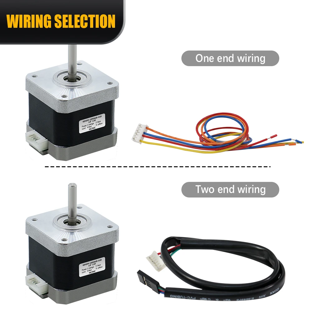 Stepper Motor 3D Printer Nema 17 0.24N.m 42HS34mm 36ozin 2.4kg.cm Single Axis 5mm Current 0.95A For CNC Router