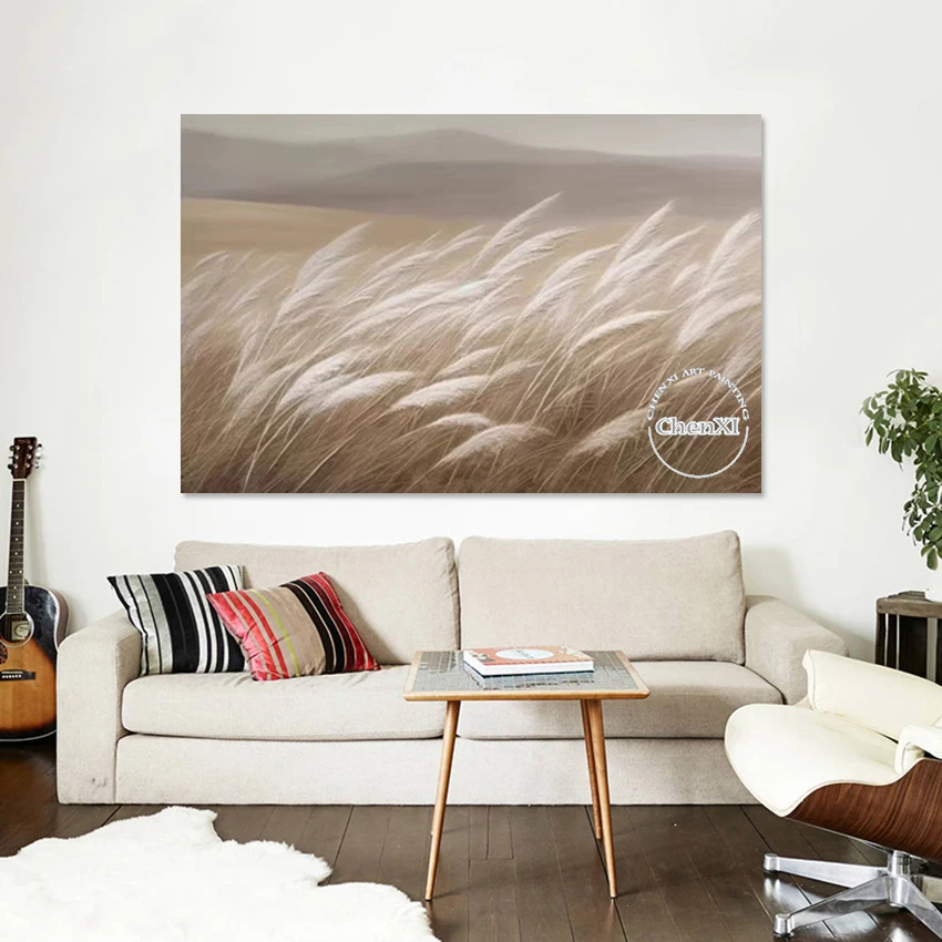 

Уличный зимний пейзаж, холст, настенные подвески, картина маслом, искусство, декоративный плакат, большой художественный Рисунок, Прямая поставка, товары для дома, настенное искусство