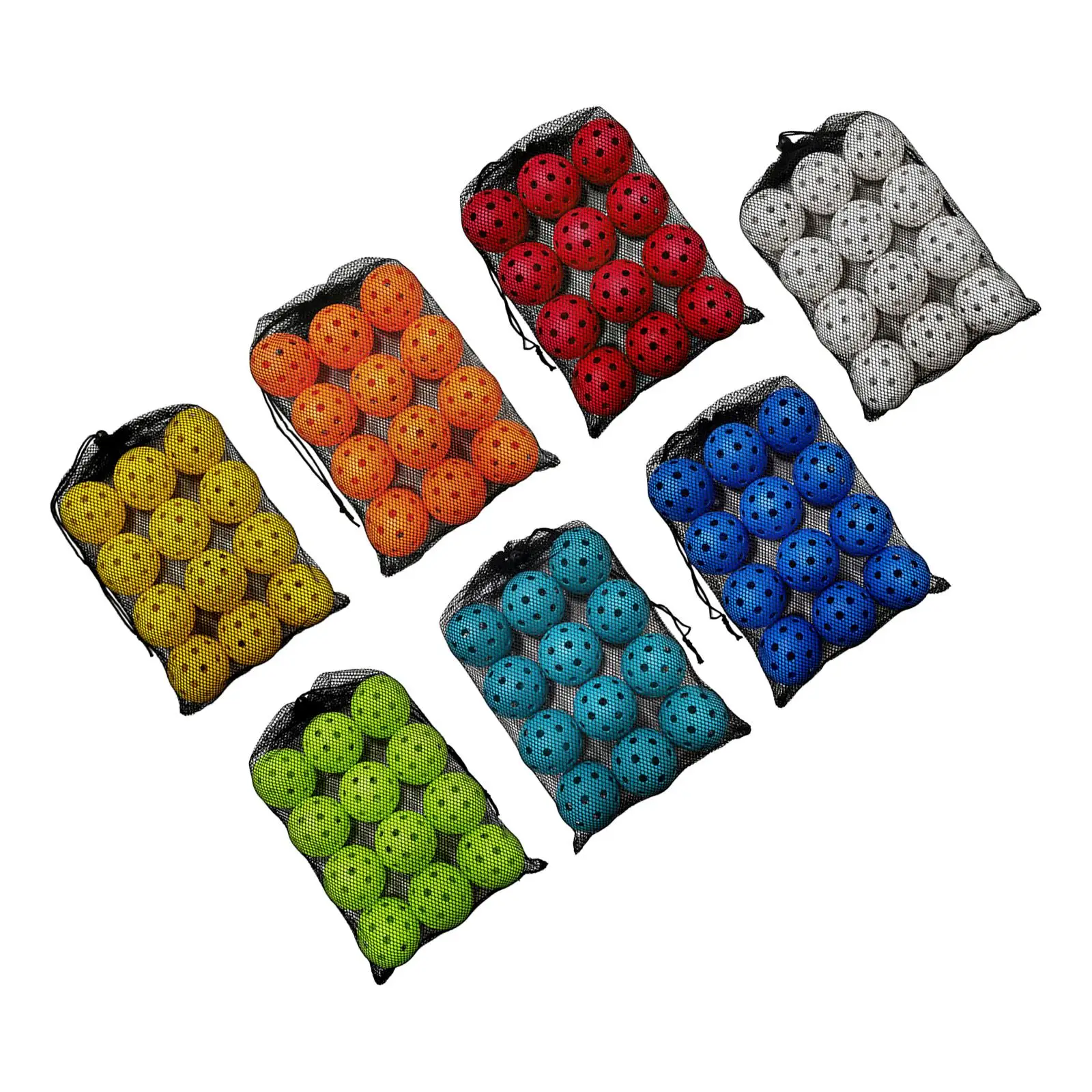 12 Count Pickleball Balls Competition Gear 74mm for Training
