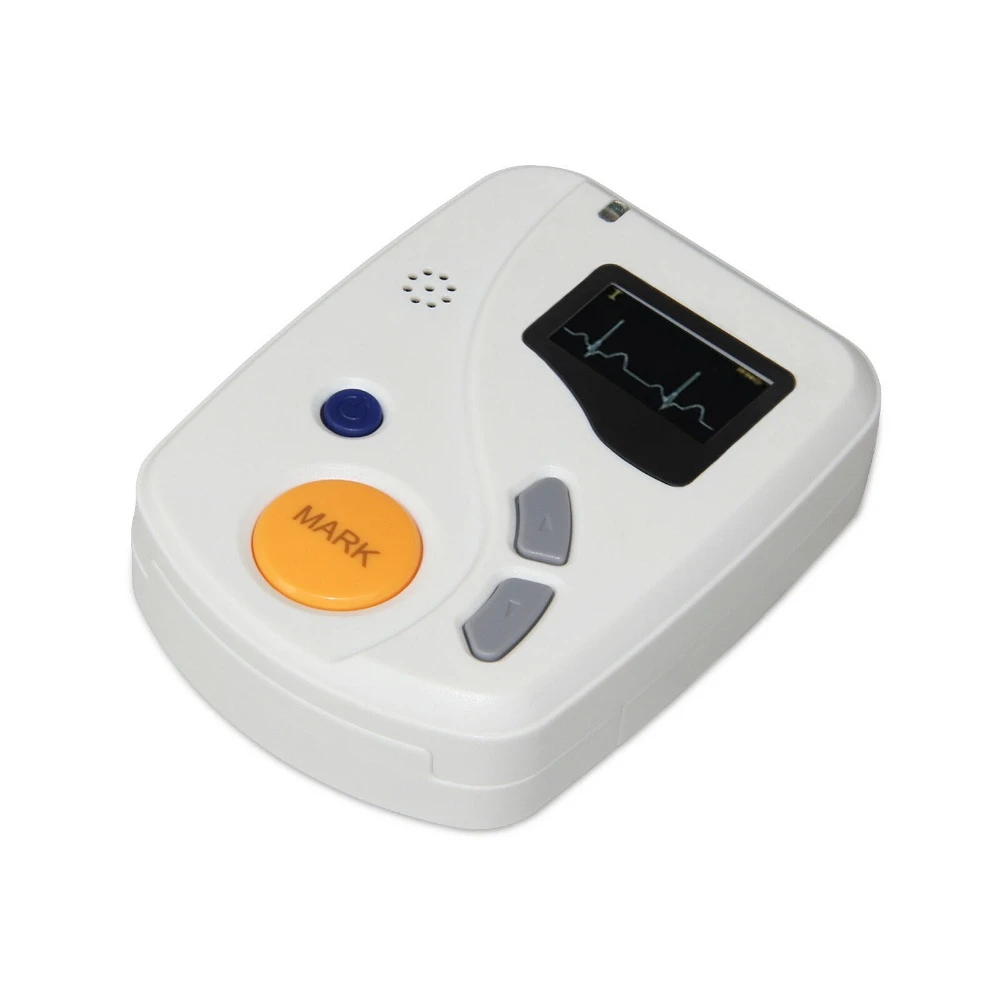 Portable 48 Hour Dynamic EKG Holter Handheld 12 Channel ECG Monitor Recorder Analyzer Software TLC6000 usb pc sw