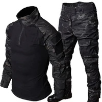 Uniform Tactical Shirt Cargo Pants Waterproof Outdoor Hunting Clothes Camping Tactical Suits Camo Men Clothing Breathable 1